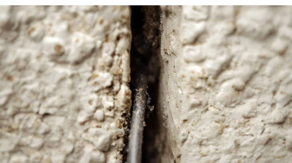 建物内の隙間:わずかな穴も見逃さない