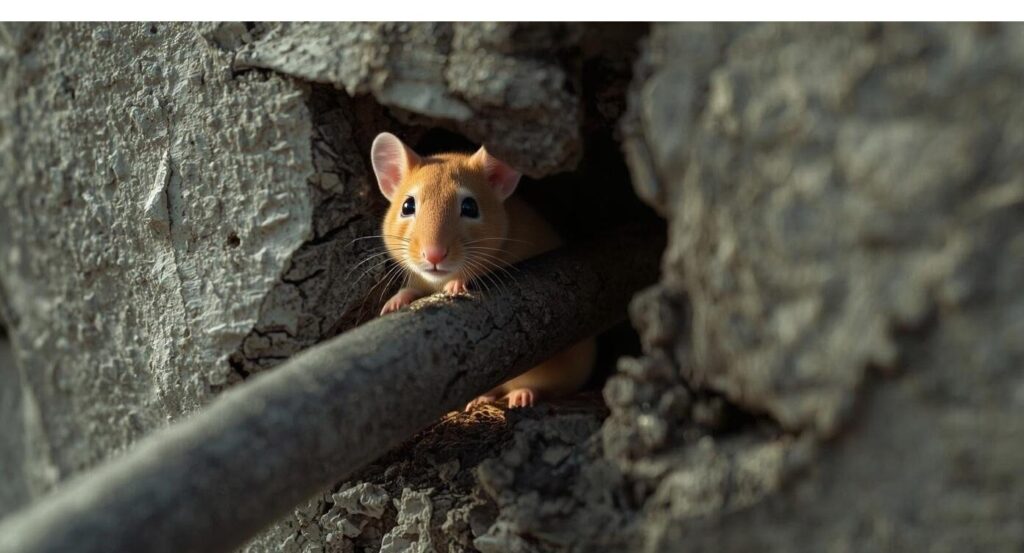 配管や電線周りの注意点とケーブル引き込み口の隙間