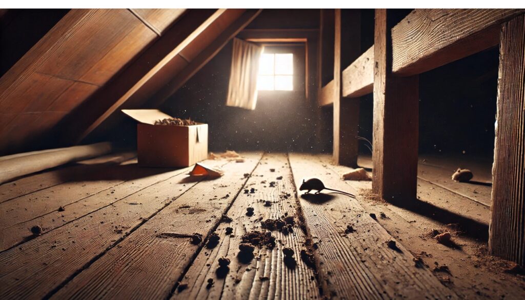 家にネズミがいるサインは?