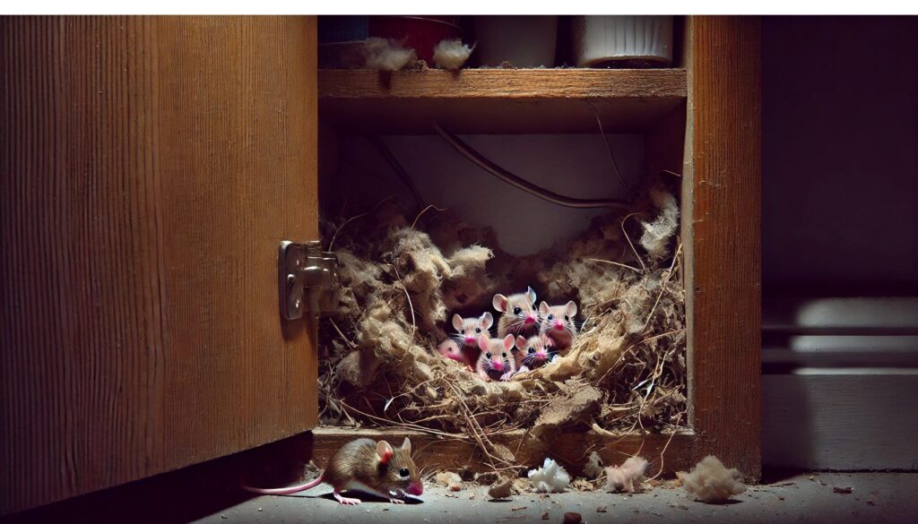 ネズミの赤ちゃんを見つけたら親を含め何匹いる?